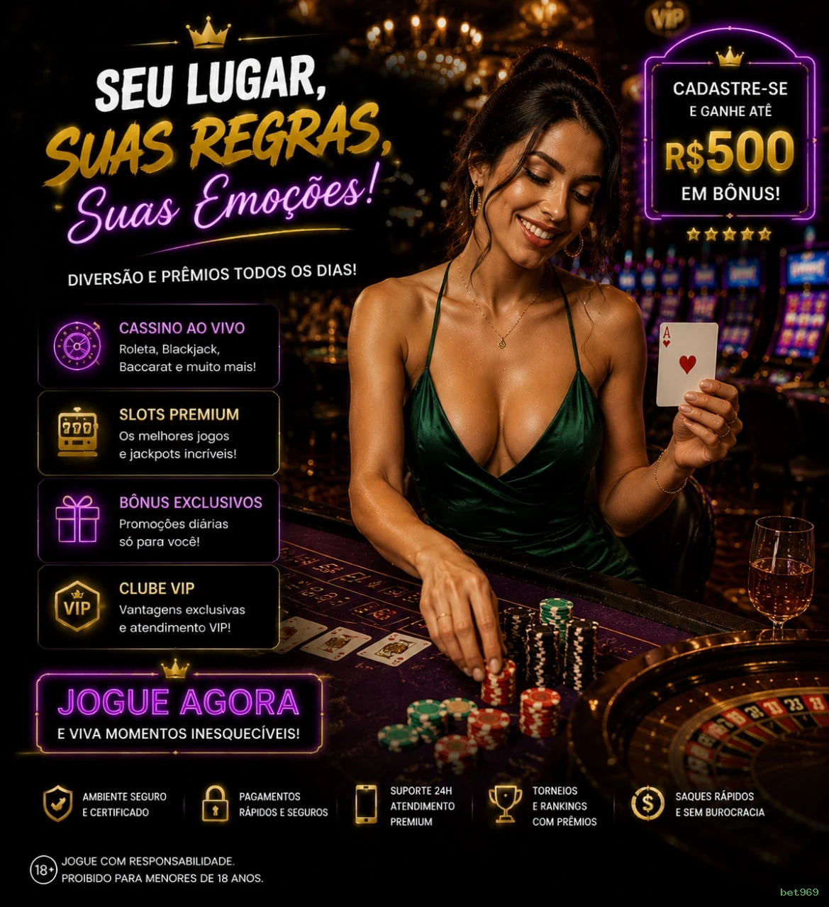 Pagamentos bet969 PIX